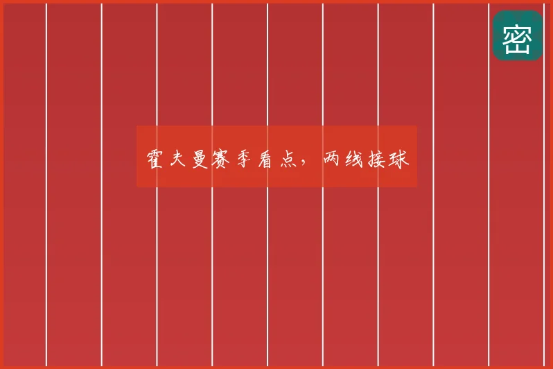 霍夫曼赛季看点，两线接球
