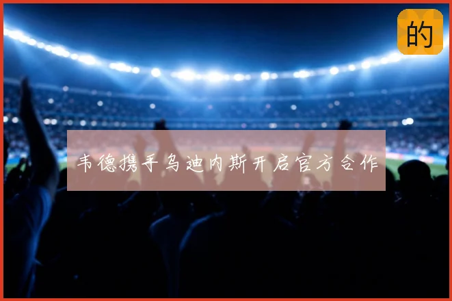 韦德携手乌迪内斯开启官方合作